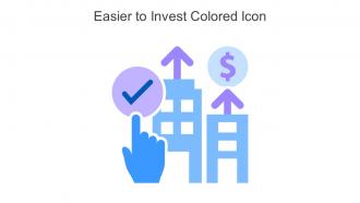 Easier To Invest Colored Icon In Powerpoint Pptx Png And Editable Eps Format