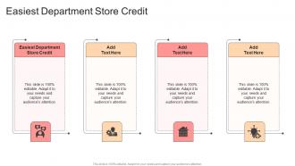 Easiest Department Store Credit In Powerpoint And Google Slides Cpb