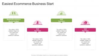 Easiest Ecommerce Business Start In Powerpoint And Google Slides Cpb