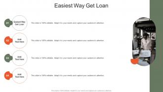 Easiest Way Get Loan In Powerpoint And Google Slides Cpb