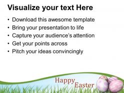 Easter bunny day of religious services powerpoint templates ppt backgrounds for slides