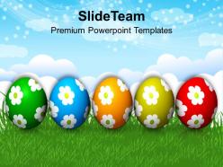 Easter bunny eggs full with surprises powerpoint templates ppt backgrounds for slides