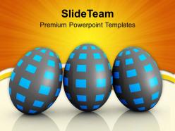 Easter bunny pics shiney same pattern and colored powerpoint templates ppt backgrounds for slides