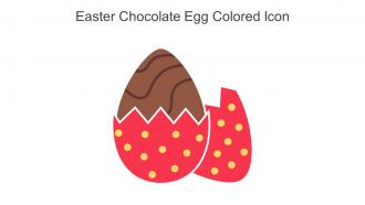 Easter Chocolate Egg Colored Icon In Powerpoint Pptx Png And Editable Eps Format