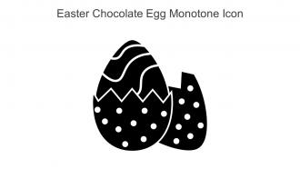 Easter Chocolate Egg Monotone Icon In Powerpoint Pptx Png And Editable Eps Format