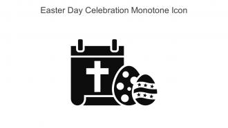 Easter Day Celebration Monotone Icon In Powerpoint Pptx Png And Editable Eps Format