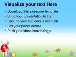 Easter day exchange surprise with your relatives powerpoint templates ppt backgrounds for slides
