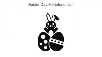 Easter Day Monotone Icon In Powerpoint Pptx Png And Editable Eps Format