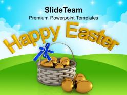 Easter day wishes of happy for everyone powerpoint templates ppt backgrounds slides