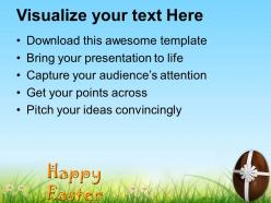 Easter egg clipart gift of powerpoint templates ppt backgrounds for slides