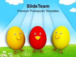 Easter egg clipart three eggs toys festival powerpoint templates ppt backgrounds for slides