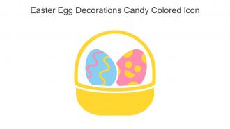 Easter Egg Decorations Candy Colored Icon In Powerpoint Pptx Png And Editable Eps Format