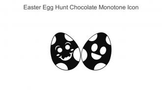 Easter Egg Hunt Chocolate Monotone Icon In Powerpoint Pptx Png And Editable Eps Format