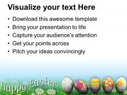 Easter eggs bunny festival powerpoint templates ppt backgrounds for slides
