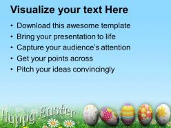 Easter eggs bunny festival powerpoint templates ppt backgrounds for slides