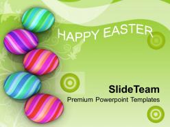 Easter Eggs Bunny Symbols Of New Life Powerpoint Templates Ppt Backgrounds For Slides