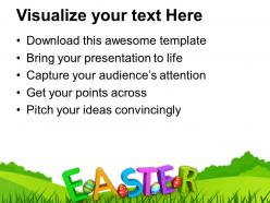Easter holiday holy of christians powerpoint templates ppt backgrounds for slides