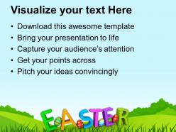 Easter holiday holy of christians powerpoint templates ppt backgrounds for slides