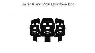 Easter Island Moai Monotone Icon In Powerpoint Pptx Png And Editable Eps Format