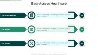 Easy Access Healthcare In Powerpoint And Google Slides Cpb