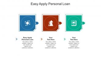 Easy apply personal loan ppt powerpoint presentation show demonstration cpb