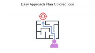 Easy Approach Plan Colored Icon In Powerpoint Pptx Png And Editable Eps Format