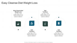 Easy Cleanse Diet Weight Loss In Powerpoint And Google Slides Cpb