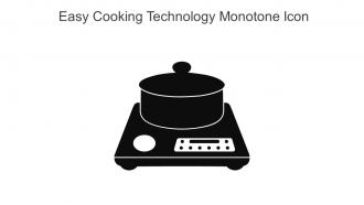 Easy Cooking Technology Monotone Icon In Powerpoint Pptx Png And Editable Eps Format