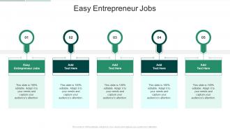 Easy Entrepreneur Jobs In Powerpoint And Google Slides Cpb
