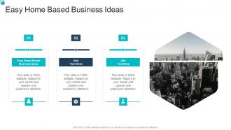 Easy Home Based Business Ideas In Powerpoint And Google Slides Cpb