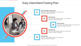 Easy Intermittent Fasting Plan In Powerpoint And Google Slides Cpb