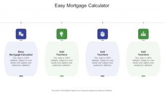 Easy Mortgage Calculator In Powerpoint And Google Slides Cpb