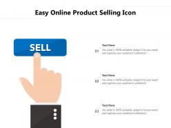 Easy Online Product Selling Icon