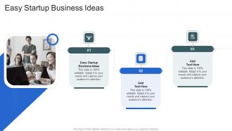 Easy Startup Business Ideas In Powerpoint And Google Slides Cpb