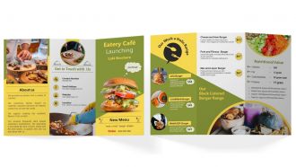 Eatery Cafe Brochure Trifold