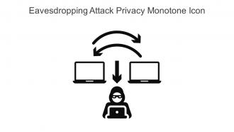 Eavesdropping Attack Privacy Monotone Icon In Powerpoint Pptx Png And Editable Eps Format