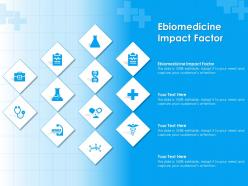 Ebiomedicine impact factor ppt powerpoint presentation infographic template pictures