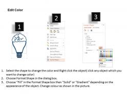 42542135 style variety 3 idea-bulb 1 piece powerpoint presentation diagram infographic slide