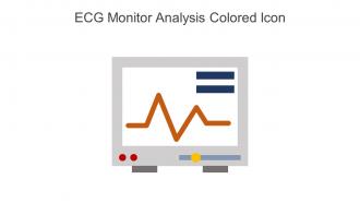 ECG Monitor Analysis Colored Icon In Powerpoint Pptx Png And Editable Eps Format