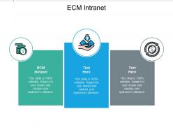 Ecm intranet ppt powerpoint presentation icon aids cpb
