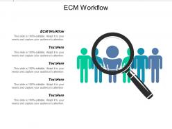 Ecm workflow ppt powerpoint presentation icon clipart images cpb