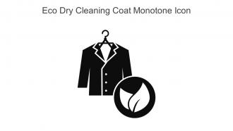 Eco Dry Cleaning Coat Monotone Icon In Powerpoint Pptx Png And Editable Eps Format