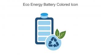 Eco Energy Battery Colored Icon In Powerpoint Pptx Png And Editable Eps Format