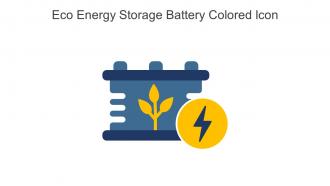 Eco Energy Storage Battery Colored Icon In Powerpoint Pptx Png And Editable Eps Format