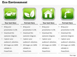 Eco Environment Powerpoint Template Slide
