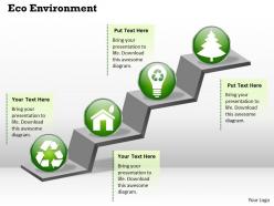 Eco environment powerpoint template slide