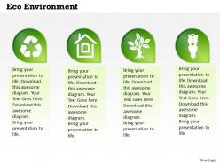 Eco environment powerpoint template slide