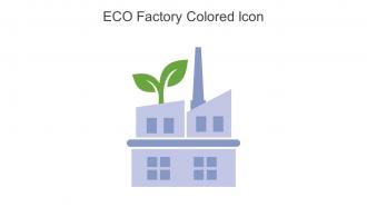 ECO Factory Colored Icon In Powerpoint Pptx Png And Editable Eps Format