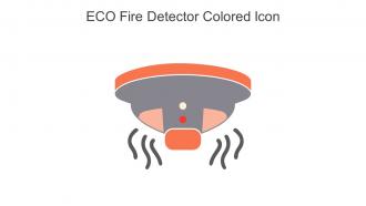 ECO Fire Detector Colored Icon In Powerpoint Pptx Png And Editable Eps Format