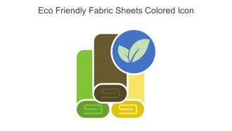 Eco Friendly Fabric Sheets Colored Icon In Powerpoint Pptx Png And Editable Eps Format